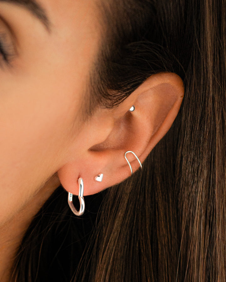 Modern U-Shaped Ear Clips - Nova