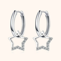 Earrings with Star Charms - Noëmi