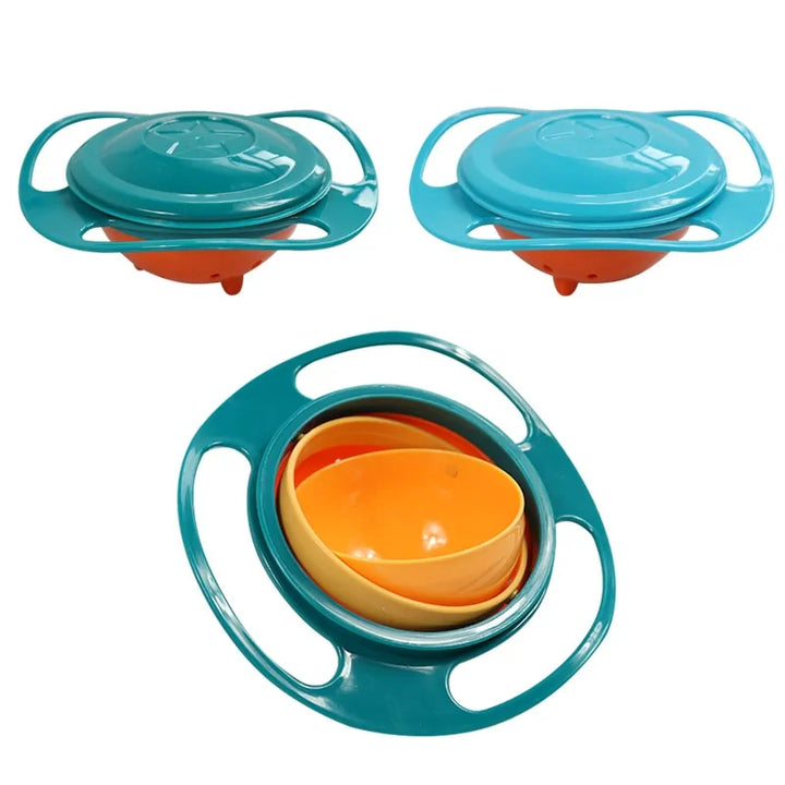Tilt and Leak-Proof Gyro Bowl - SpinSnack