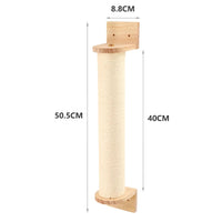 Wandklimplank voor Katten met Krabpaal - ClimbPaws