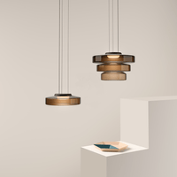 Moderne Glazen Hanglamp in Bauhaus Stijl - AuroraSphere