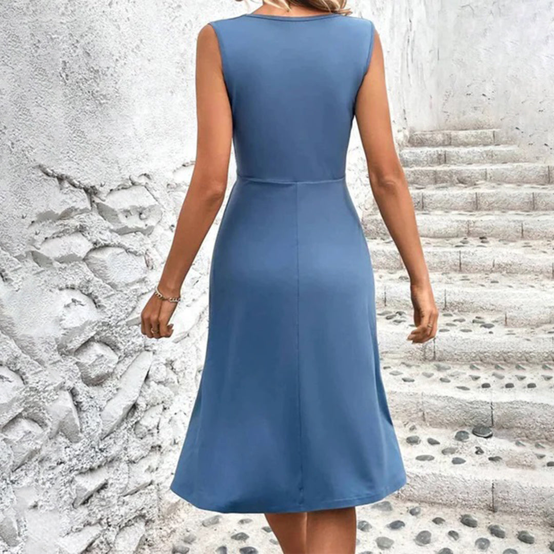 Sleeveless Midi Summer Dress – Jolie