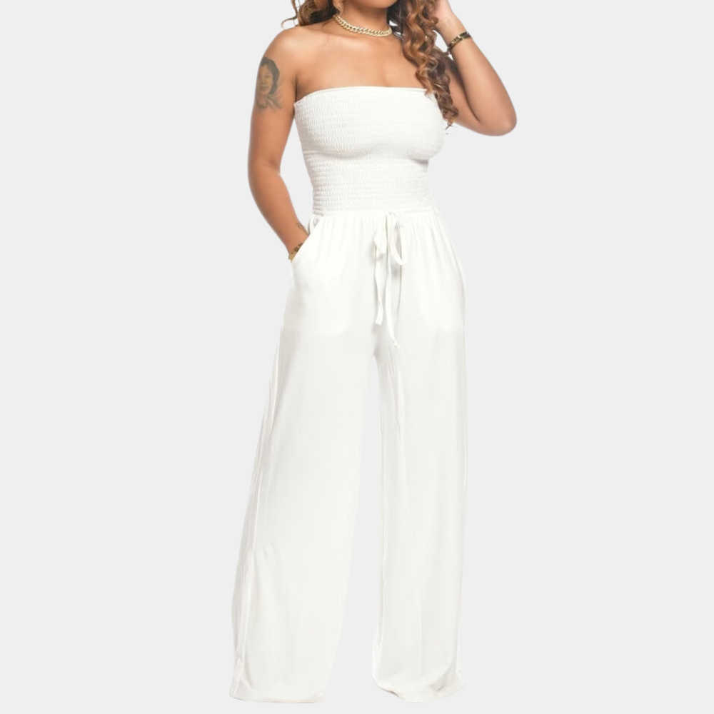 Bandeau Jumpsuit for Women - Livia