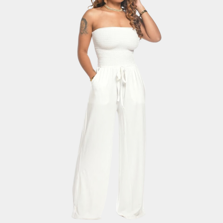 Bandeau Jumpsuit for Women - Livia
