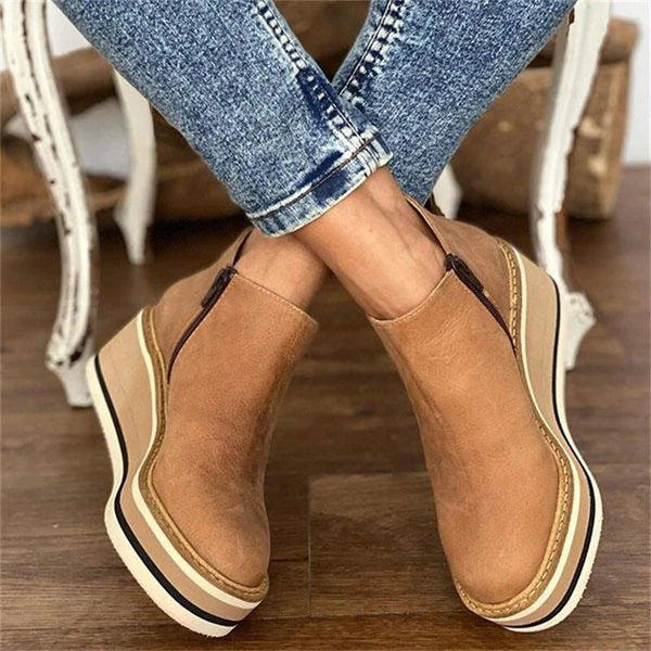 Bella - Casual Low Ankle Boots for Women