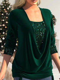 Glamorous and Comfortable Sparkle Top - Luna