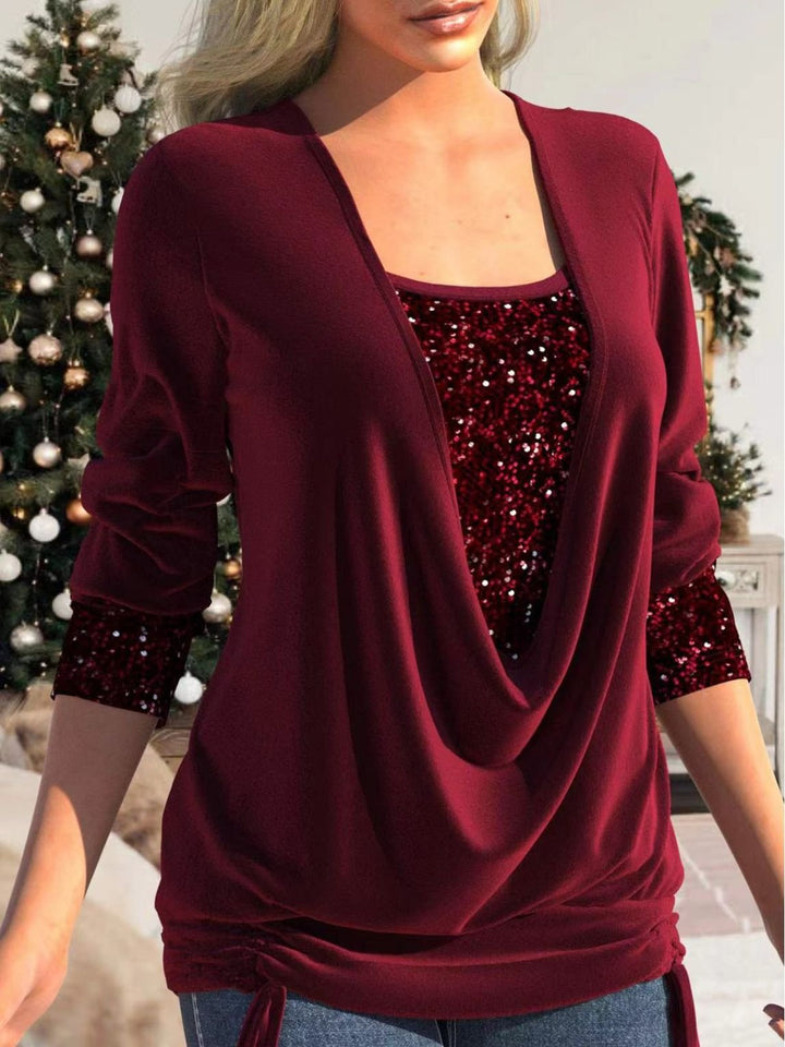 Glamorous and Comfortable Sparkle Top - Luna