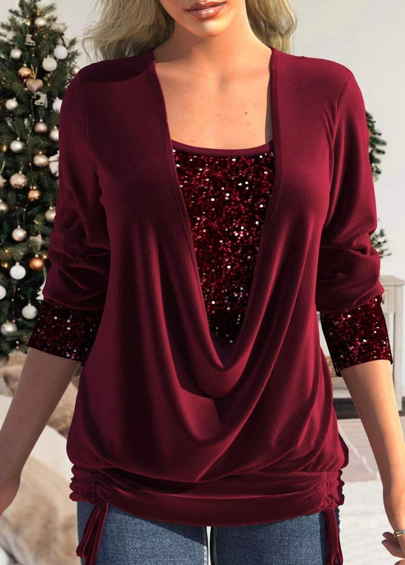 Glamorous and Comfortable Sparkle Top - Luna