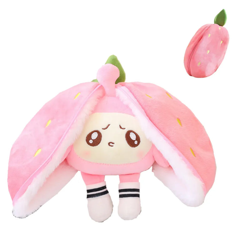 Plush Animal that Turns into Fruit Plush - BerryBunny