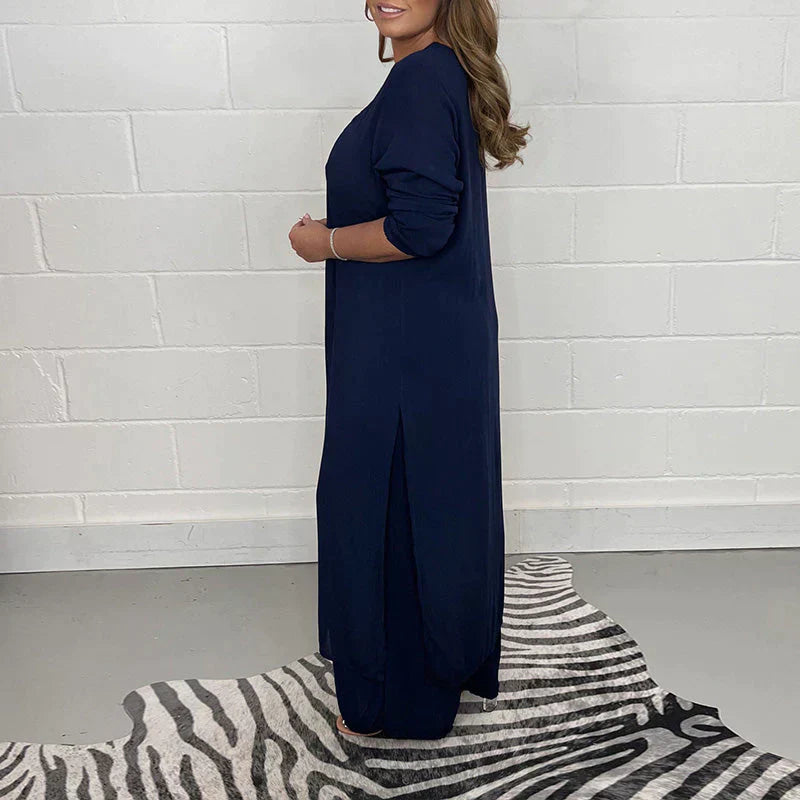 Elegant Casual Women's Matching Outfit Set - Emma