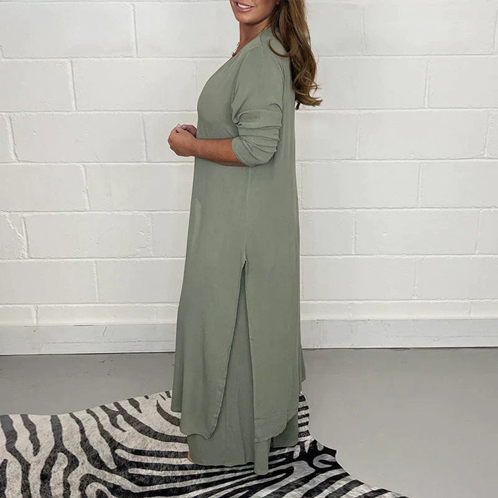 Elegant Casual Women's Matching Outfit Set - Emma