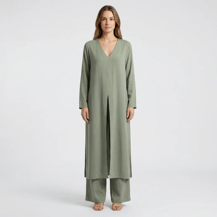 Elegant Casual Women's Matching Outfit Set - Emma