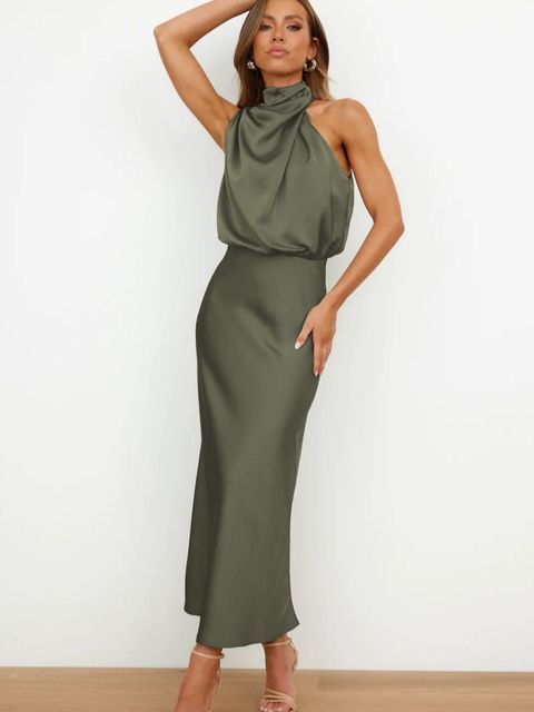 Elegant Party Dress With A Lustrous Finish - Brooke