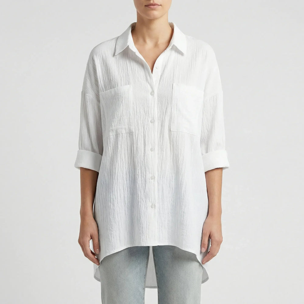 Elegante Damesblouse Met Knoopsluiting - Becky