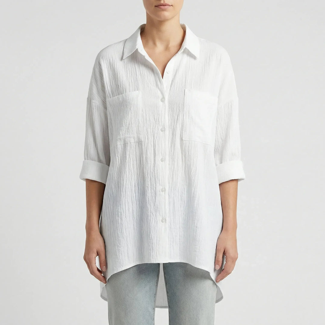 Elegante Damesblouse Met Knoopsluiting - Becky