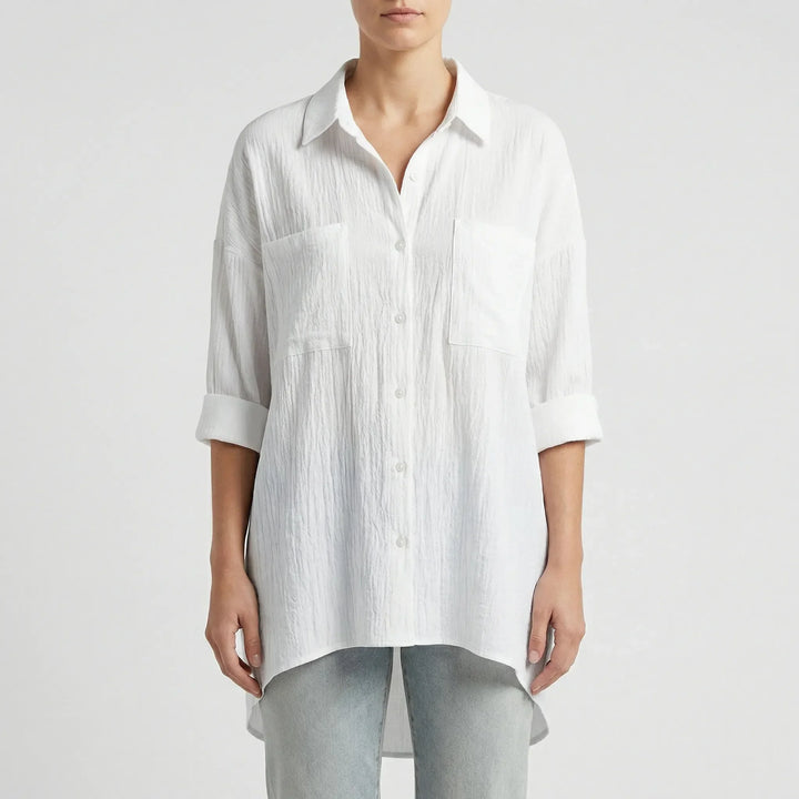 Elegante Damesblouse Met Knoopsluiting - Becky