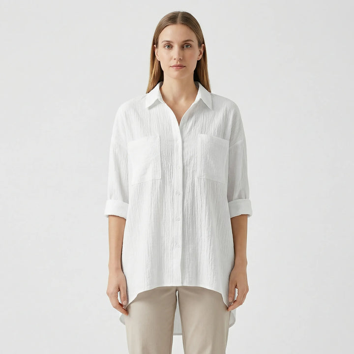 Elegante Damesblouse Met Knoopsluiting - Becky