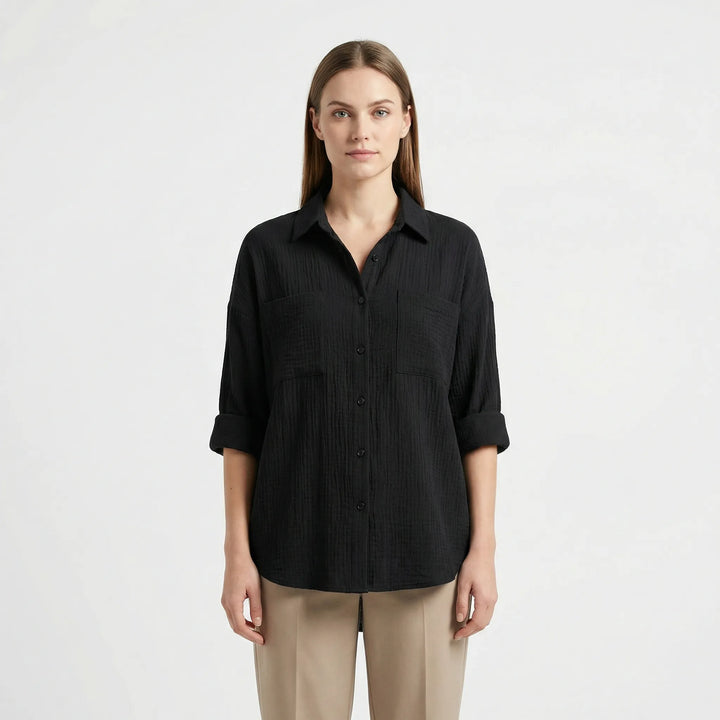 Elegante Damesblouse Met Knoopsluiting - Becky