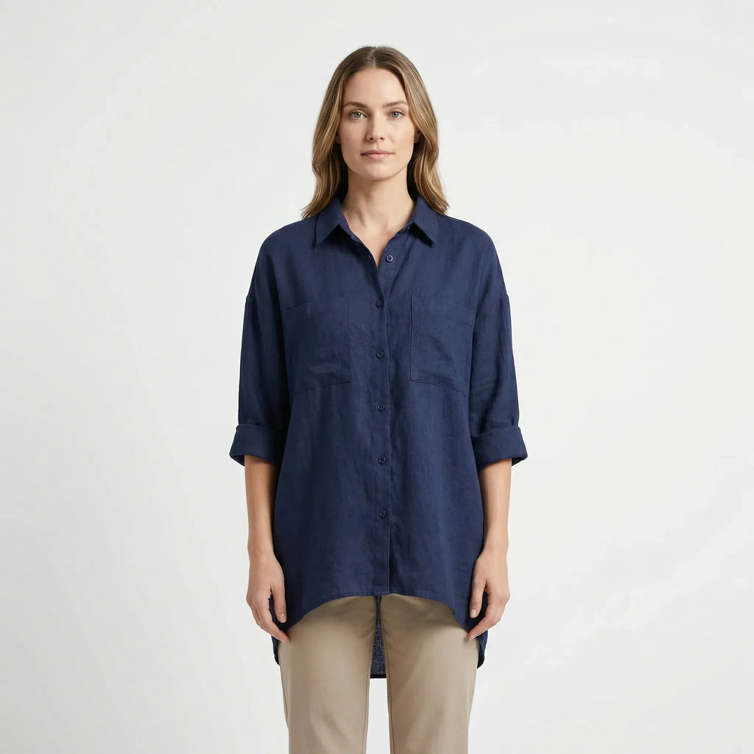 Elegante Damesblouse Met Knoopsluiting - Becky