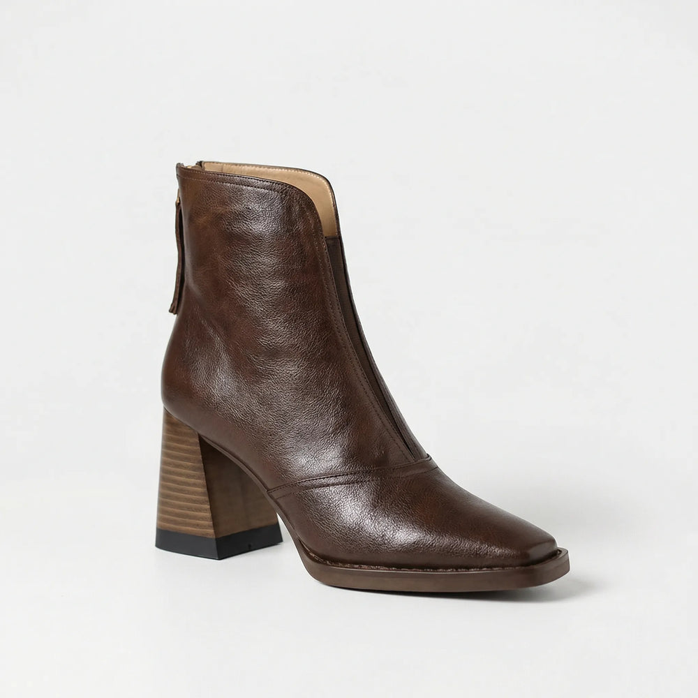 Elegante Stiefelette Mit Mittlerem Absatz - Kathryn