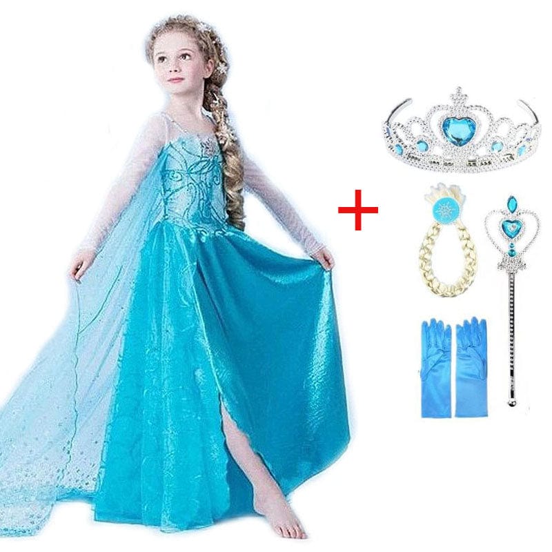 Blue Princess Set for Kids – LunaBelle