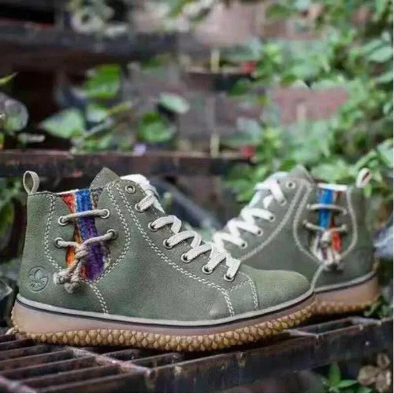Dames & Heren Winterboots Vintage Ontwerp met Isolatie & Antislip Zool – Norena