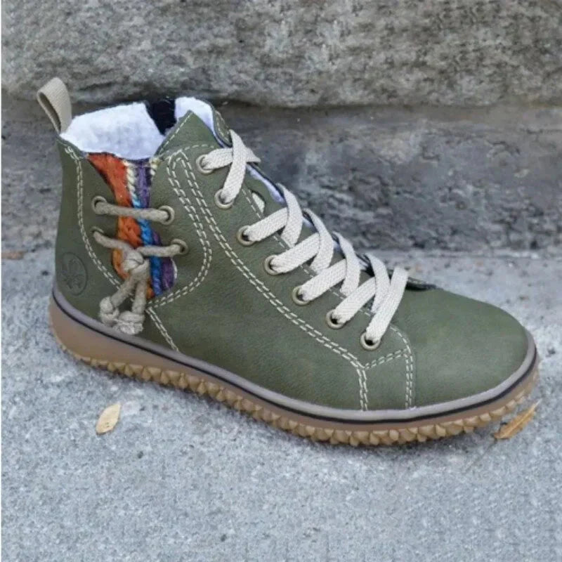 Dames & Heren Winterboots Vintage Ontwerp met Isolatie & Antislip Zool – Norena