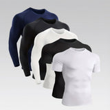 Strak Compressie Shirt Lange Mouwen Set - Grant