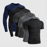 Strak Compressie Shirt Lange Mouwen Set - Grant