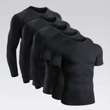 Strak Compressie Shirt Lange Mouwen Set - Grant
