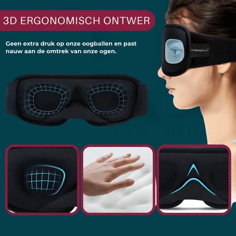 Ergonomic Sleep Mask - DreamShield