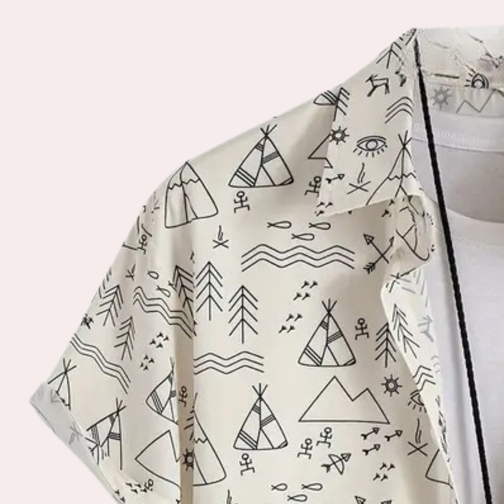 Casual Printed Shirt for Men - Emilio
