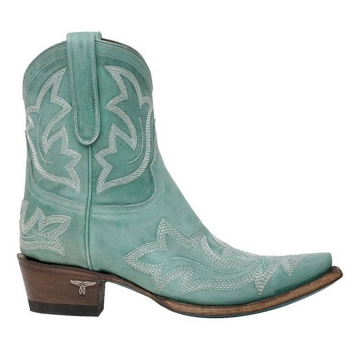 Leather Cowboy Boots with Embroidery – Dakota