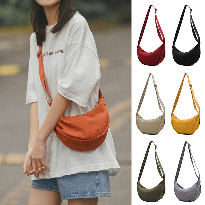 Stijlvolle Half Moon Crossbody Bag - Luna