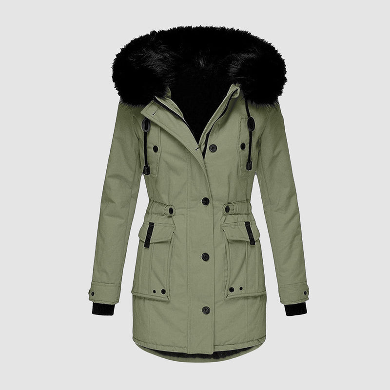 Warm Winter Coat with Fleece Lining - Tove