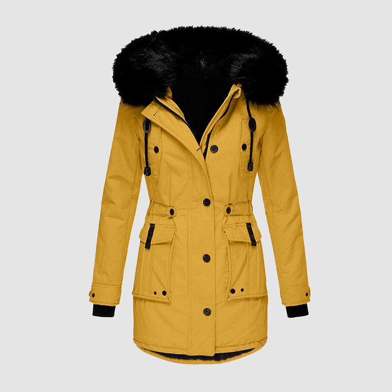 Warm Winter Coat with Fleece Lining - Tove
