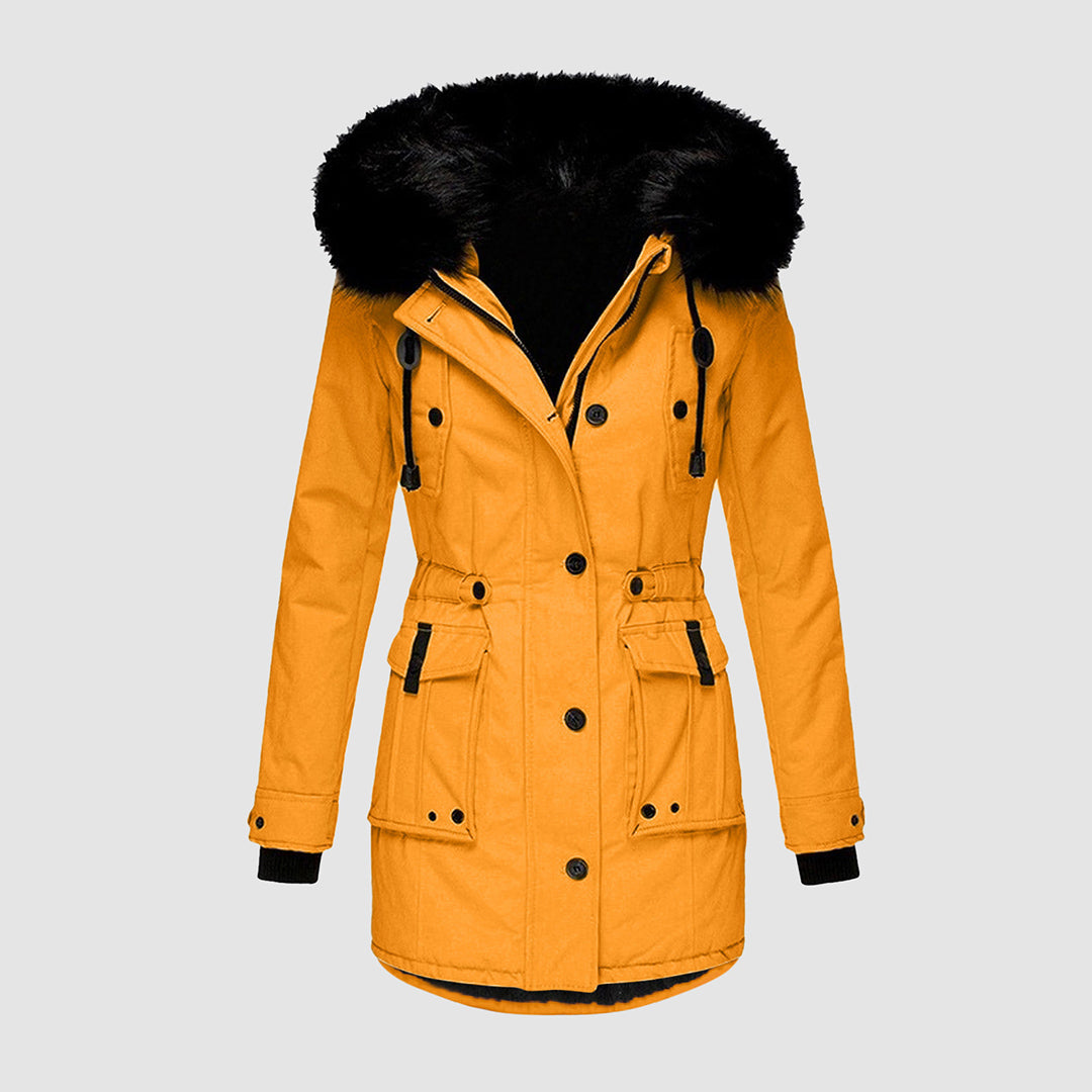 Warm Winter Coat with Fleece Lining - Tove