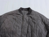 Damska Oversized Szara Kurtka Bomber - Alexa