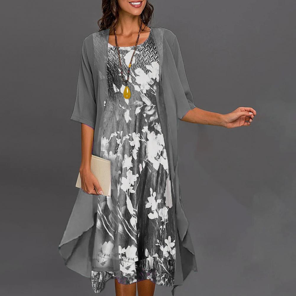 Zomerjurk met Elastische Taille - Théa