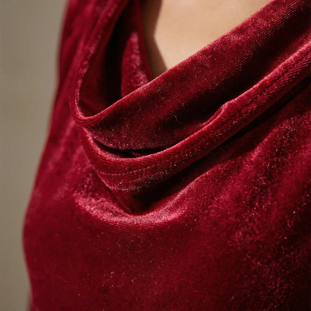 Festliches Kleid Mit Weichem Drapierausschnitt - Stacey