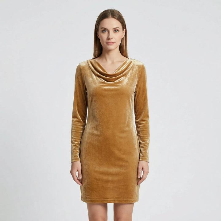 Festliches Kleid Mit Weichem Drapierausschnitt - Stacey