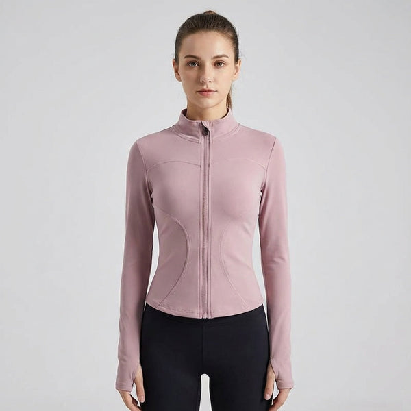 Figuuraccentuerende Activewearjacke van Stretch - Georgia