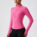 Figuuraccentuerende Activewearjacke van Stretch - Georgia