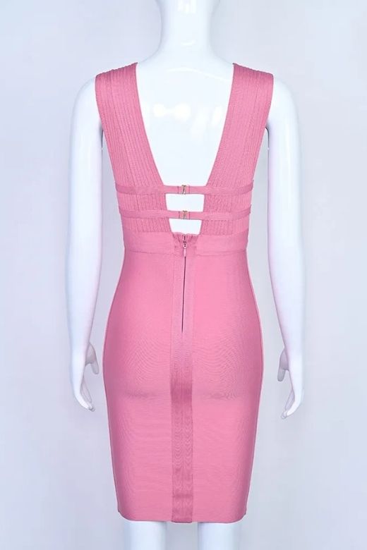 Figurbetontes Knielanges Kleid - Cindy