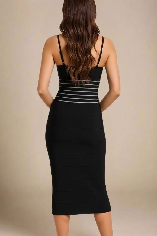 Figurbetontes Midi Kleid - Jella