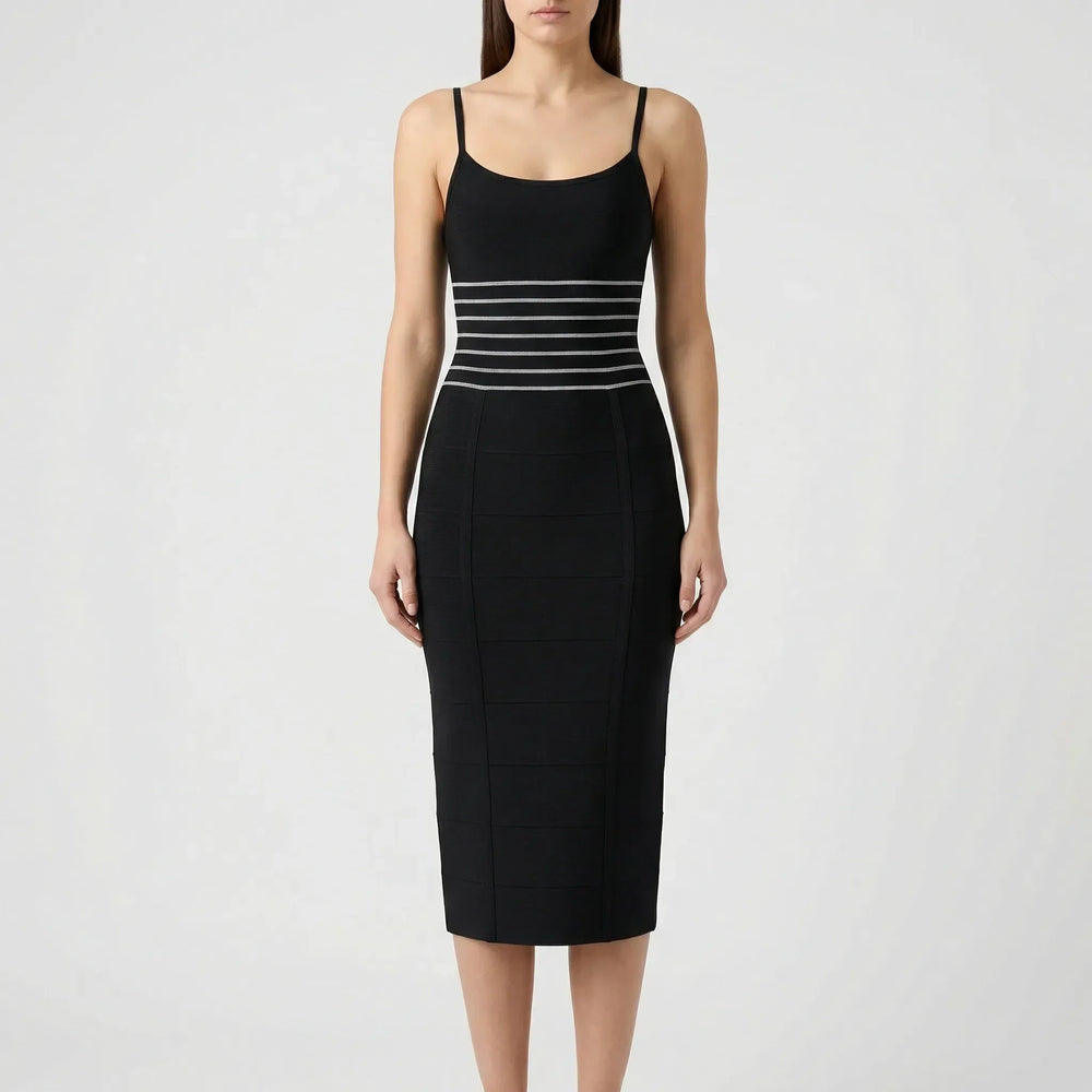 Figurbetontes Midi Kleid - Jella
