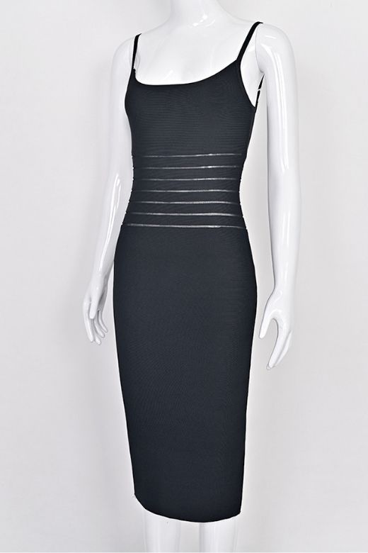 Figurbetontes Midi Kleid - Jella