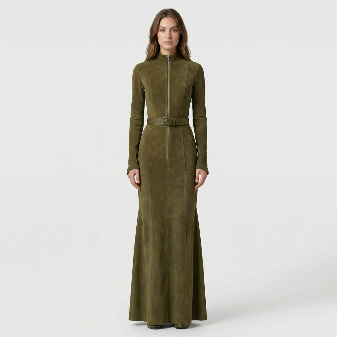 Figurbetontes Retro-Kleid Mit Seitenschlitz - Marcia