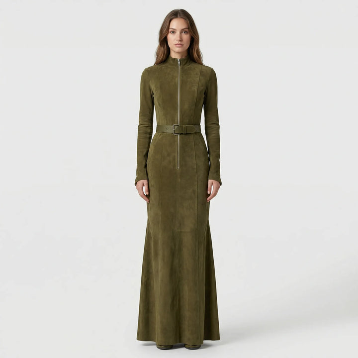 Figurbetontes Retro-Kleid Mit Seitenschlitz - Marcia