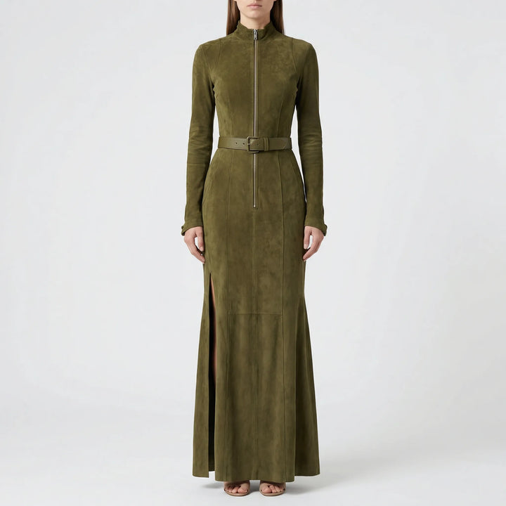 Figurbetontes Retro-Kleid Mit Seitenschlitz - Marcia